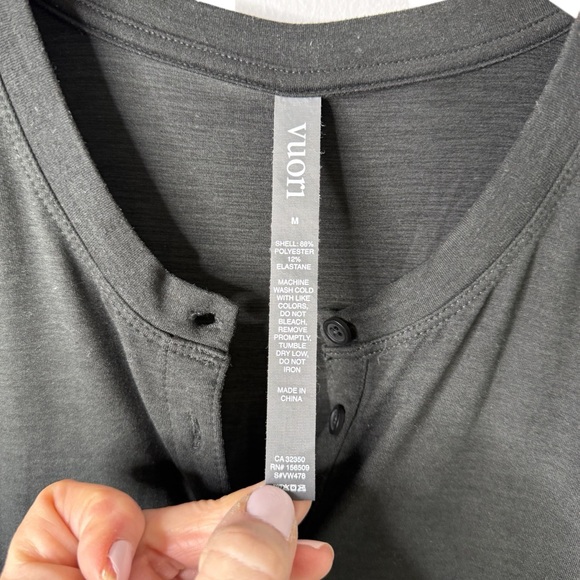 Vuori Lux Henley Long Sleeve Jumpsuit Black Size Medium VW478 - Picture 5 of 6